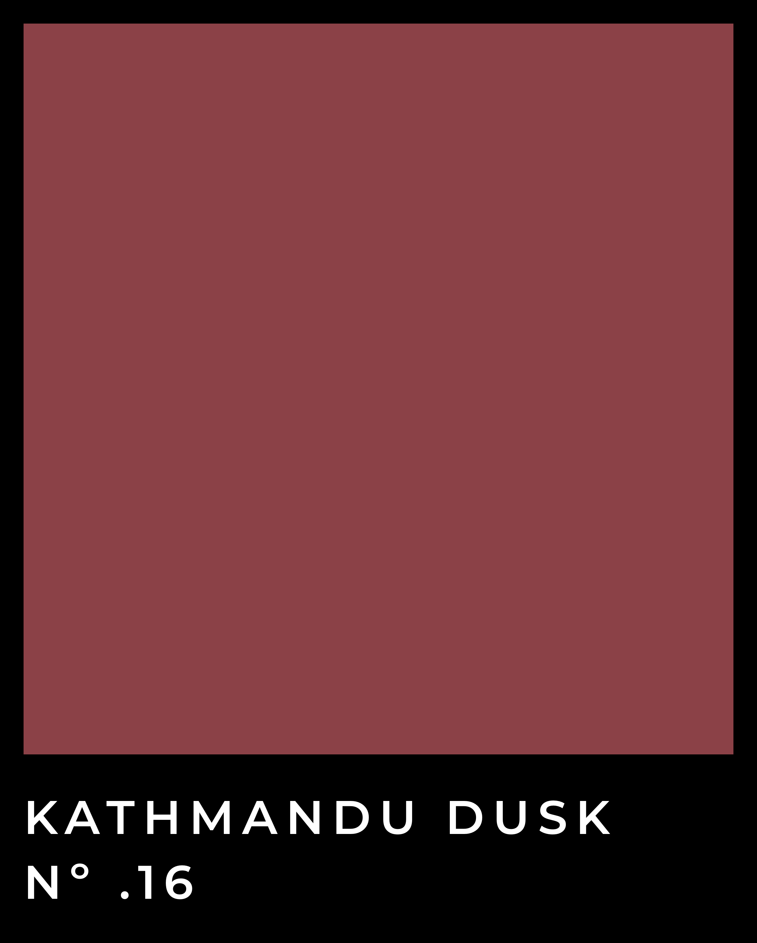 Kathmandu Dusk - Nº .16