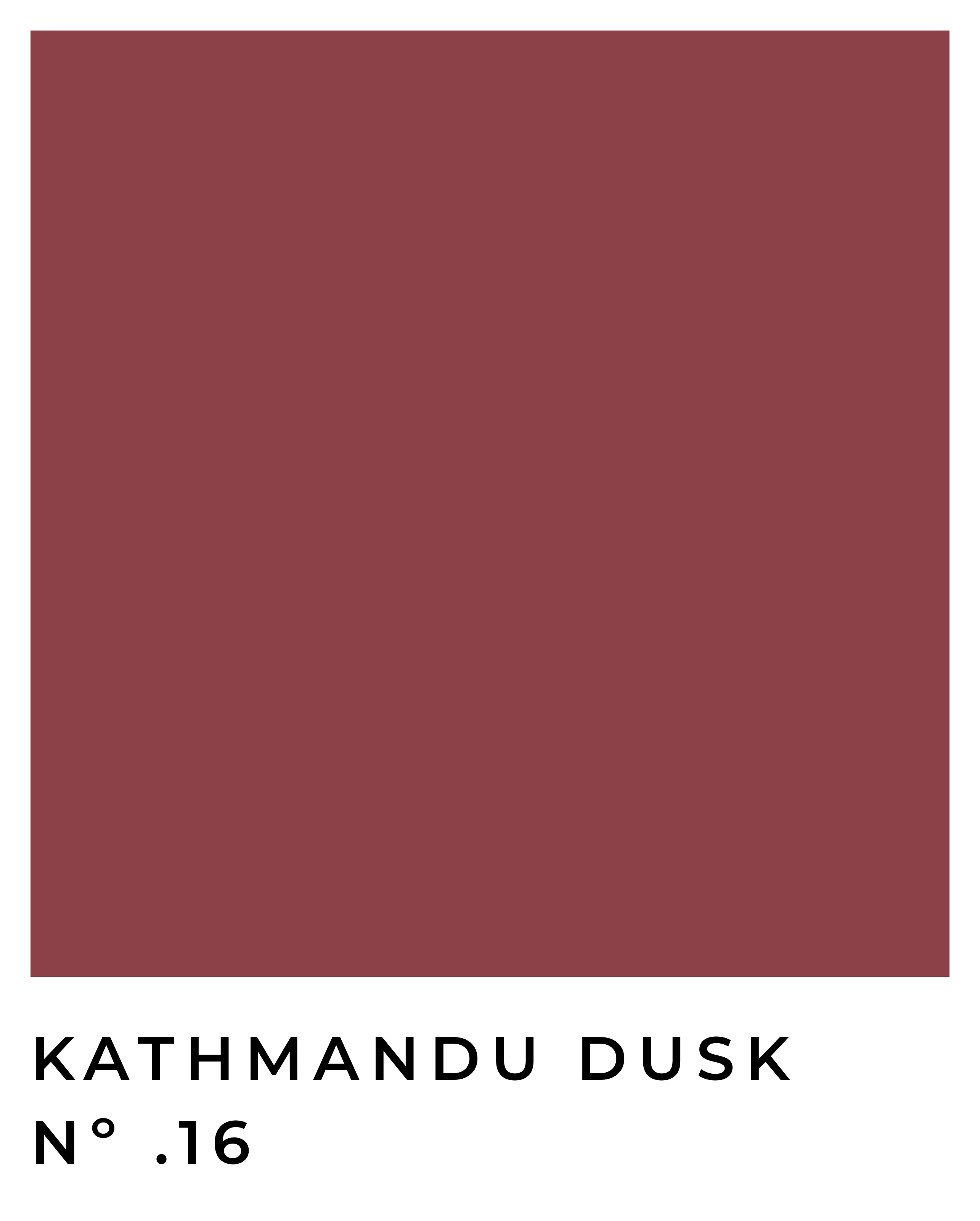 Kathmandu Dusk - Nº .16