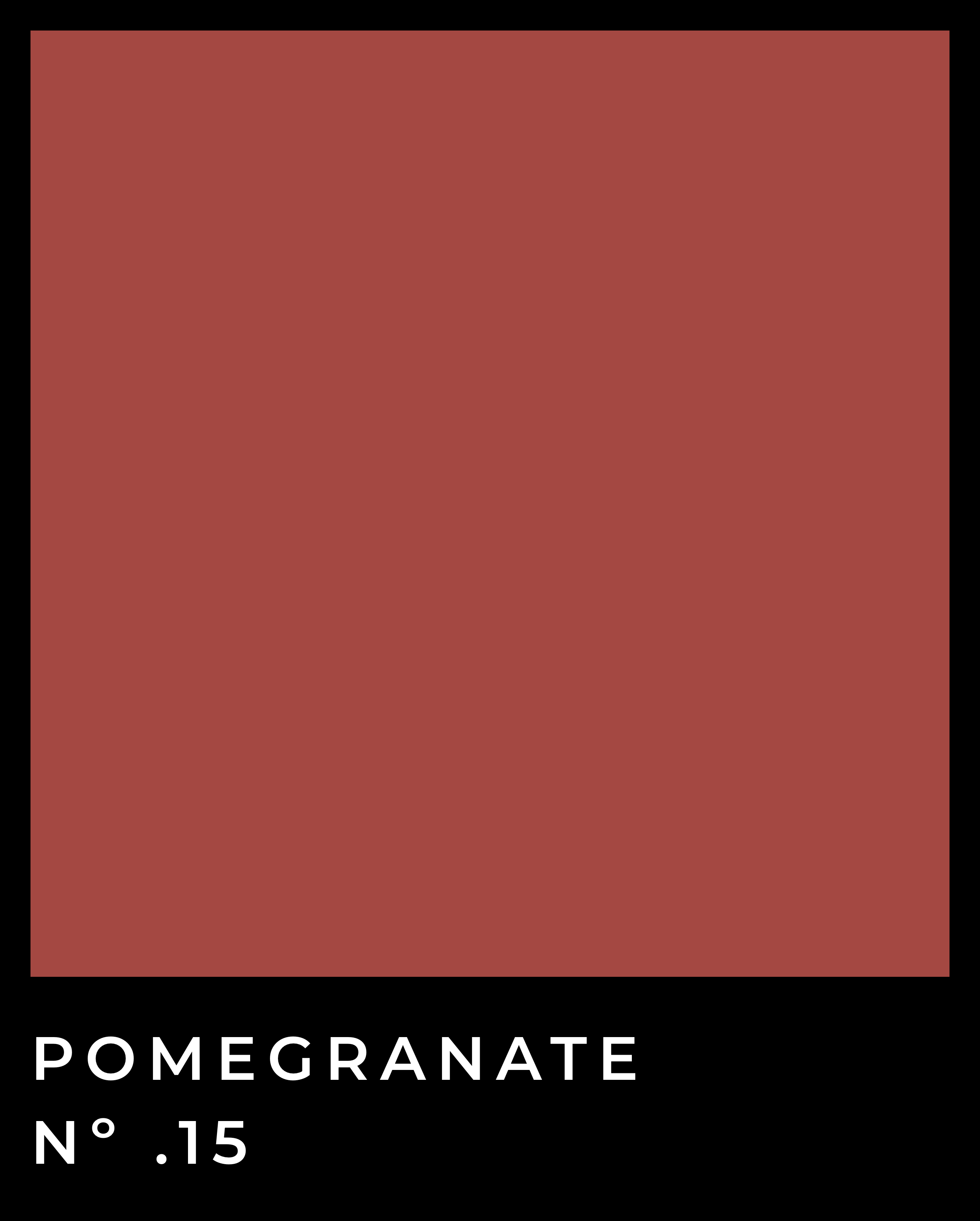 Pomegranate - Nº .15