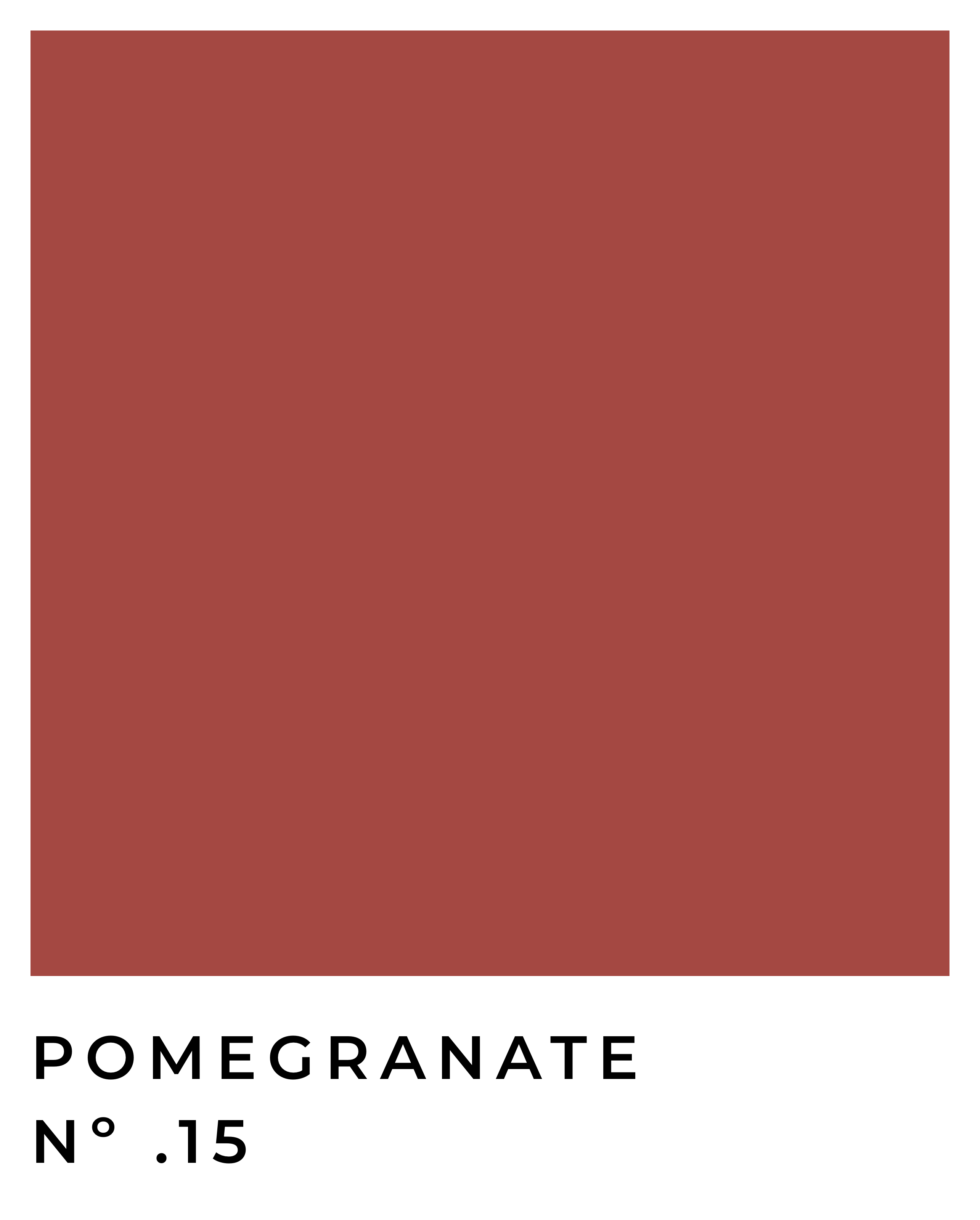 Pomegranate - Nº .15