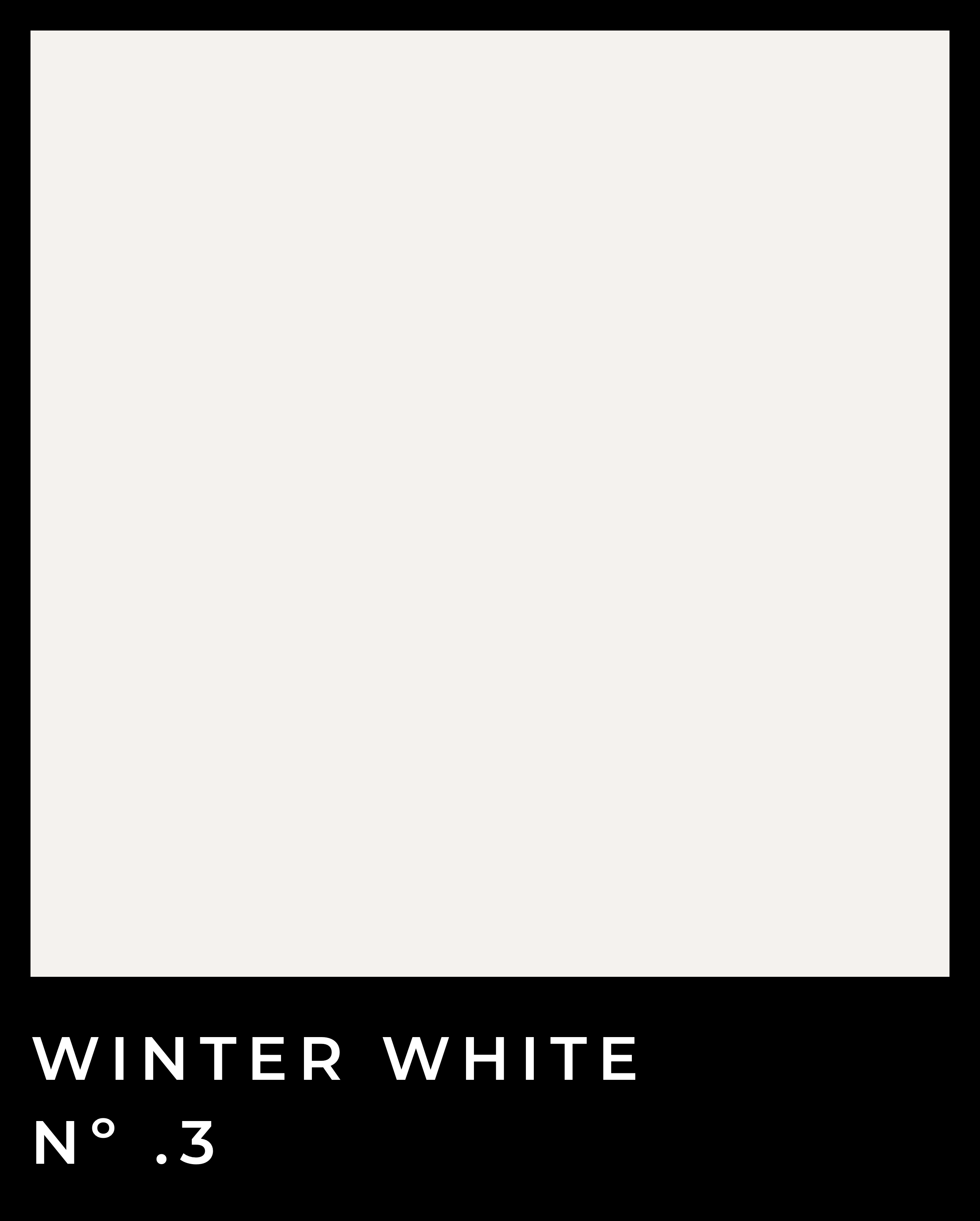 Winter White - Nº .3