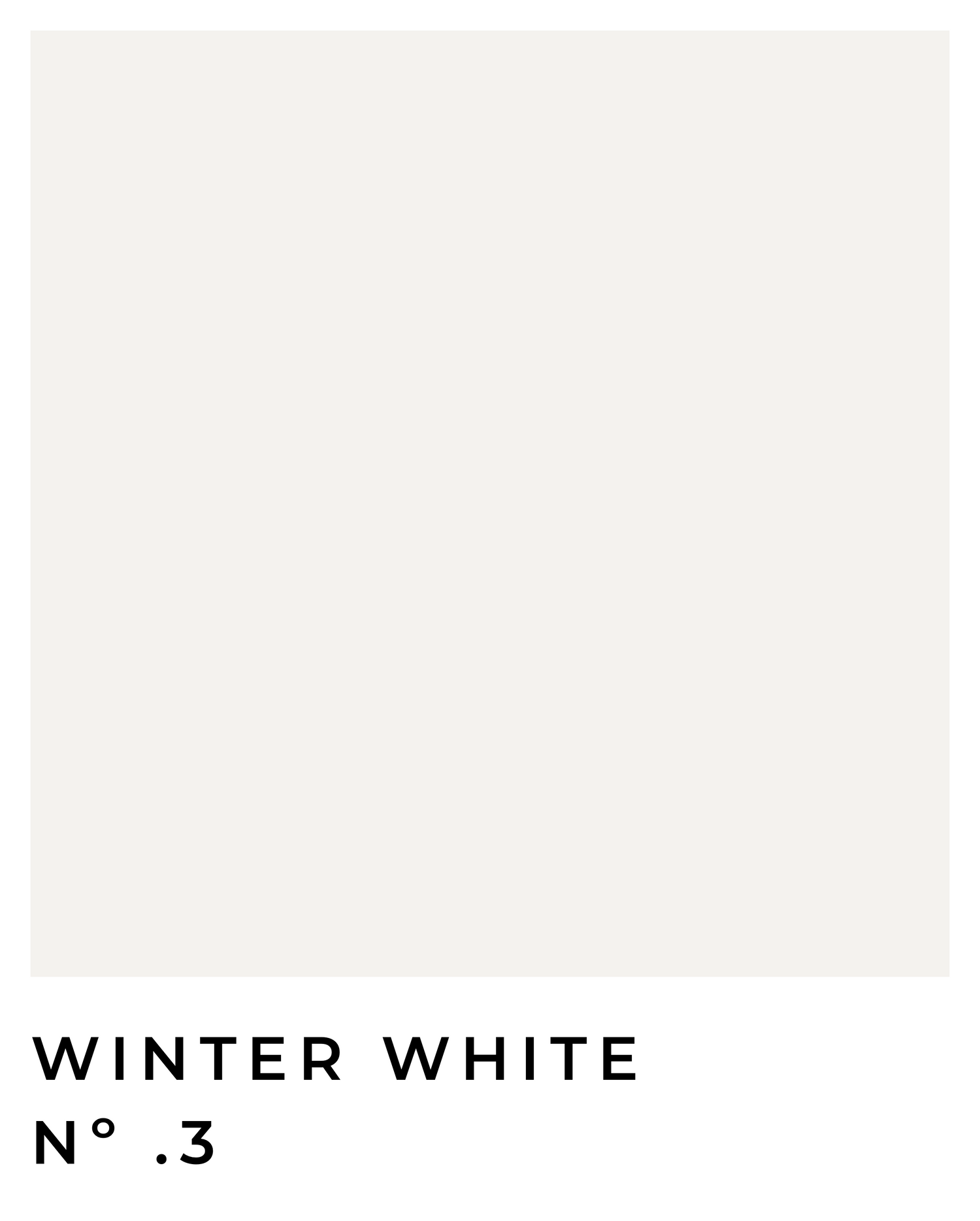 Winter White - Nº .3